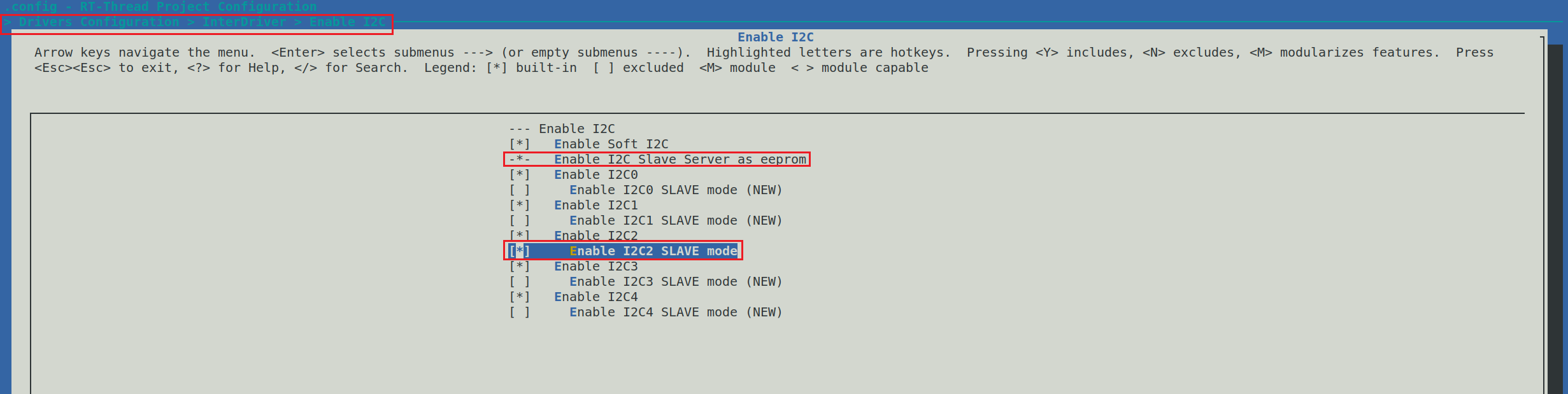 menuconfig