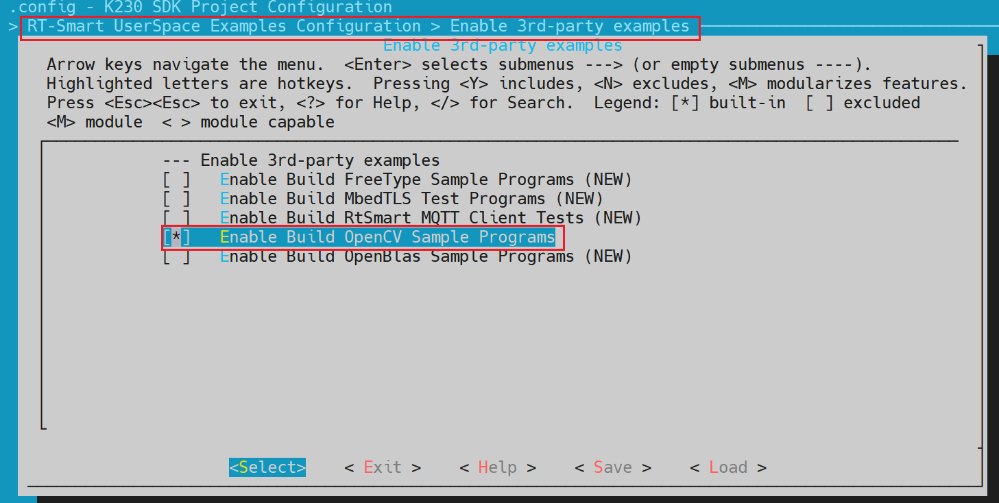openblas_examples_menuconfig